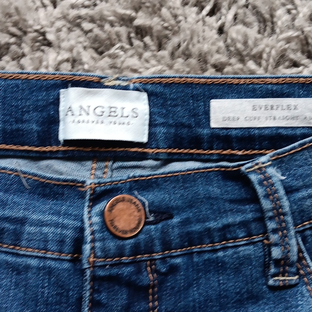 Angels Forever Young Blue Ankle Jeans - Picture 2 of 4
